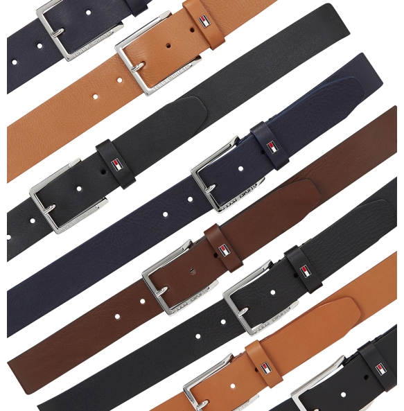 Ζώνη TOMMY HILFIGER Oliver 3.5 11461 Μαύρο