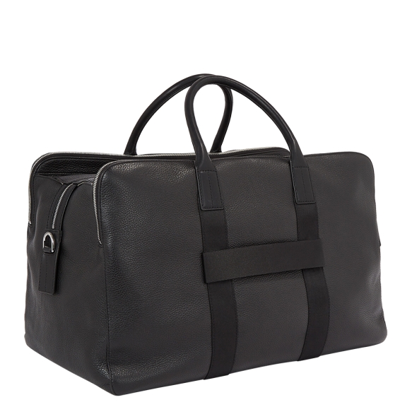 Τσάντα TOMMY HILFIGER 11815 Premium Leather Duffle Μαύρο