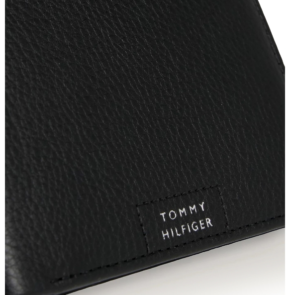Πορτοφόλι TOMMY HILFIGER 12189 TH Premium Leather Flap Μαύρο