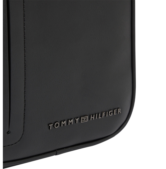 Τσάντα TOMMY HILFIGER 12235 TH Modern Mini Reporter Μαύρο