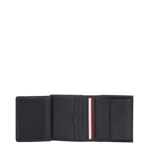 Πορτοφόλι TOMMY HILFIGER ΤΗ Transit Trifold 12518 Μαύρο