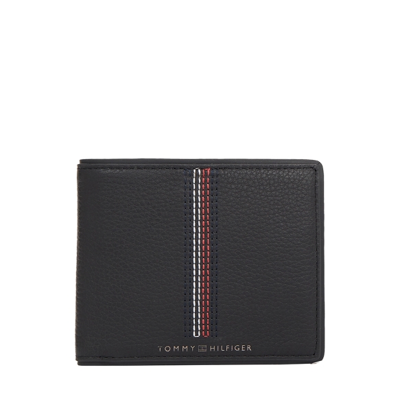 Πορτοφόλι TOMMY HILFIGER ΤΗ Casual Leather Bifold 12526 Μαύρο