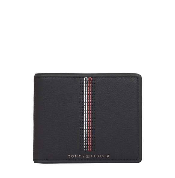 Πορτοφόλι TOMMY HILFIGER Casual Leather Bifold 12527 Μαύρο