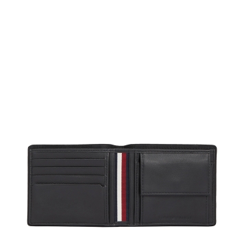 Πορτοφόλι TOMMY HILFIGER Casual Leather Bifold 12527 Μαύρο