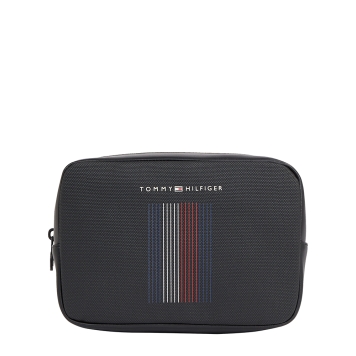 Τσαντάκι TOMMY HILFIGER TH Foundation Washbag 12642 Μαύρο