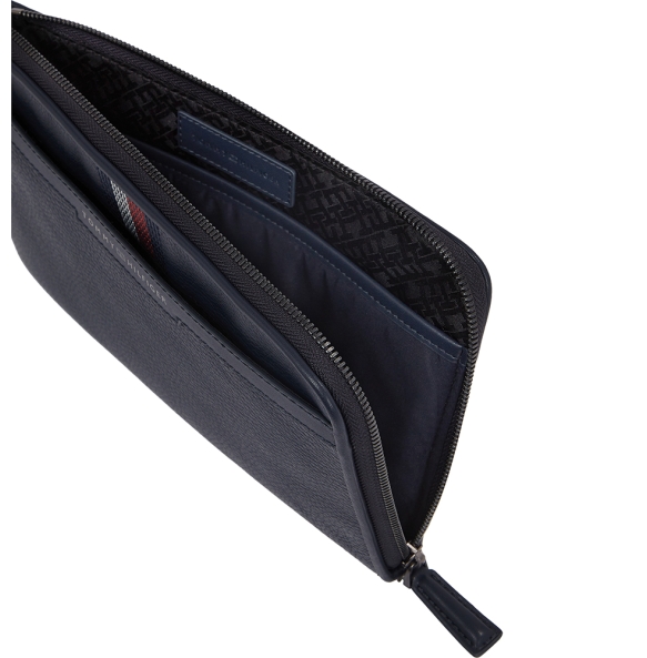 Τσαντάκι TOMMY HILFIGER TH Casual Leather Pouch 12657 Μπλε