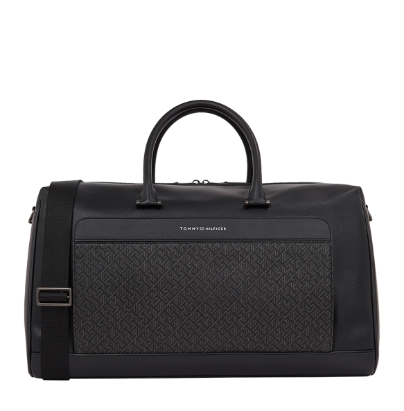 Τσάντα ταξιδιού TOMMY HILFIGER Monogram Duffel 12707 Μαύρο