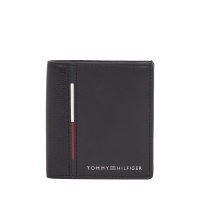 Πορτοφόλι TOMMY HILFIGER ΤΗ Casual Leather Trifold 12761 Μαύρο