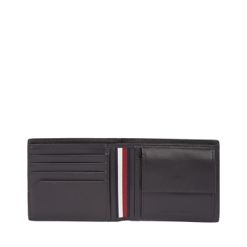 Πορτοφόλι TOMMY HILFIGER TH Casual Leather Wallet 12766 Μαύρο