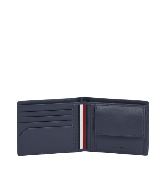 Πορτοφόλι TOMMY HILFIGER TH Casual Leather Wallet 12766 Μπλε