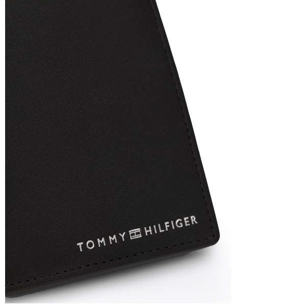 Πορτοφόλι TOMMY HILFIGER TH Casual Leather Wallet 12766 Μαύρο