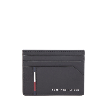 Καρτοθήκη TOMMY HILFIGER TH Casual Leather Wallet 12769 Μαύρο