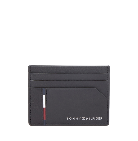 Καρτοθήκη TOMMY HILFIGER TH Casual Leather Wallet 12769 Μαύρο