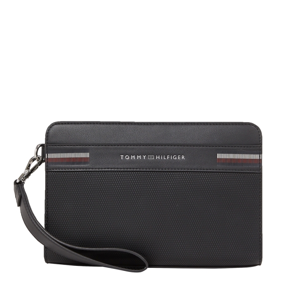 Τσαντάκι Χειρός TOMMY HILFIGER Corporate Pouch 12776 Μαύρο