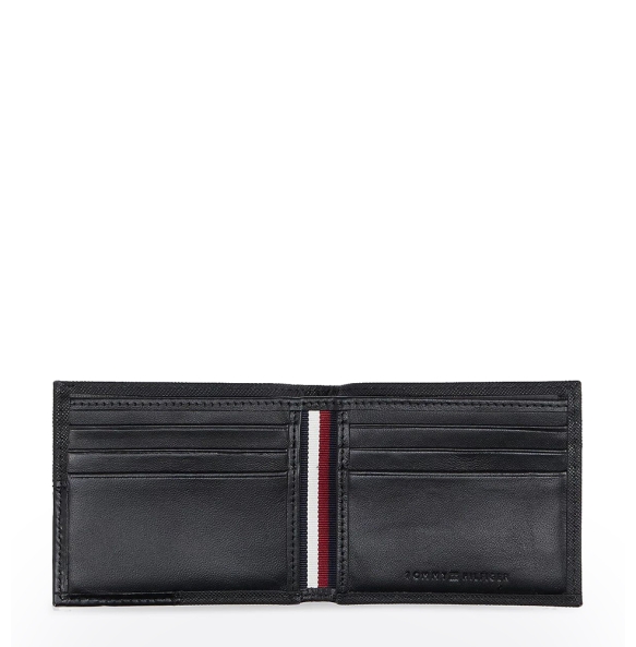 Πορτοφόλι TOMMY HILFIGER TH Leather And Money Clip 12791 Μαύρο