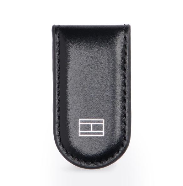 Πορτοφόλι TOMMY HILFIGER TH Leather And Money Clip 12791 Μαύρο