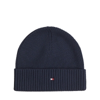 Σκουφάκι TOMMY HILFIGER TH Flag Beanie with Cashmere 12796 Μπλε