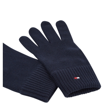 Γάντια TOMMY HILFIGER Essentials Flag Gloves 12845 Μπλε