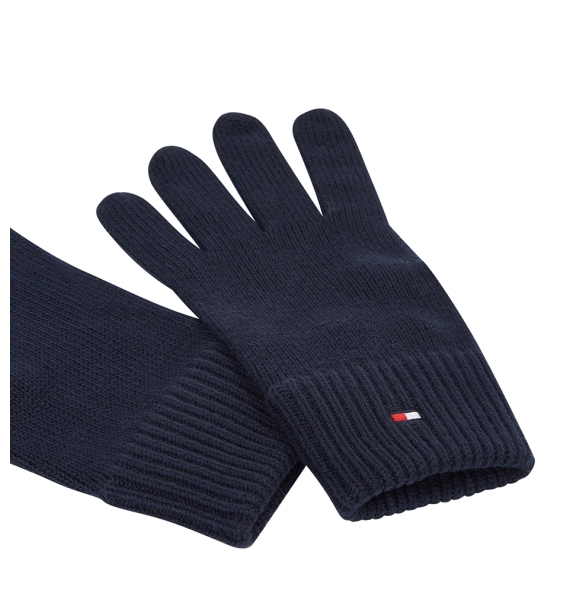 Γάντια TOMMY HILFIGER Essentials Flag Gloves 12845 Μπλε