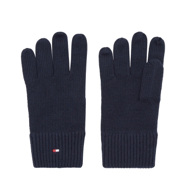 Γάντια TOMMY HILFIGER Essentials Flag Gloves 12845 Μπλε