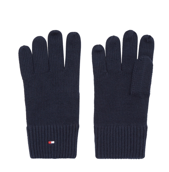 Γάντια TOMMY HILFIGER Essentials Flag Gloves 12845 Μπλε
