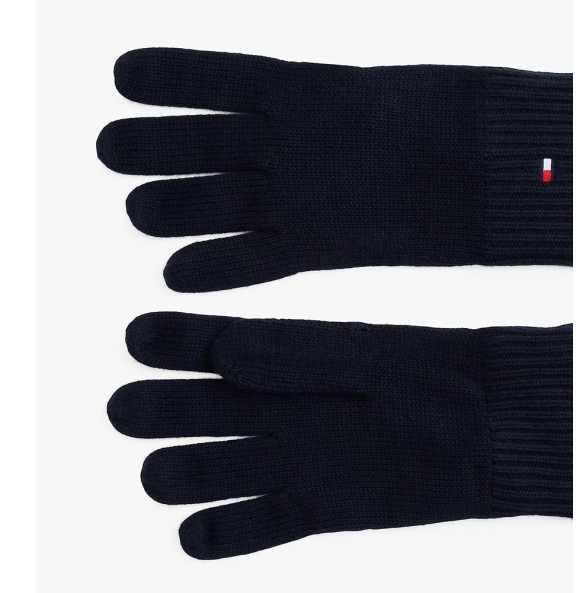 Γάντια TOMMY HILFIGER Essentials Flag Gloves 12845 Μπλε