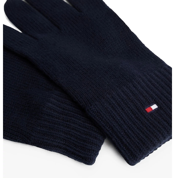 Γάντια TOMMY HILFIGER Essentials Flag Gloves 12845 Μπλε
