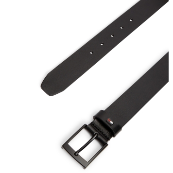 Ζώνη TOMMY HILFIGER Adan Leather Belt 3.5 13014 Μαύρο