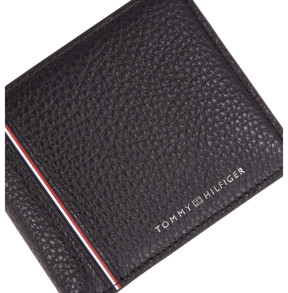 Πορτοφόλι TOMMY HILFIGER TH Business Leather Bifold 13044 Μαύρο