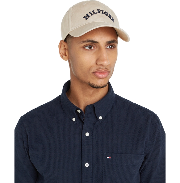 Kαπέλο TOMMY HILFIGER TH Monotype Baseball Cap 13165 Μπεζ