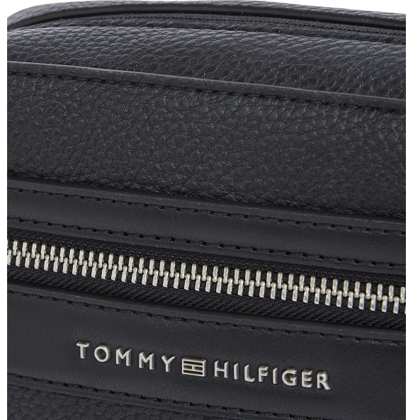 Τσάντα TOMMY HILFIGER Signature Reporter Bag 13204 Μαύρο