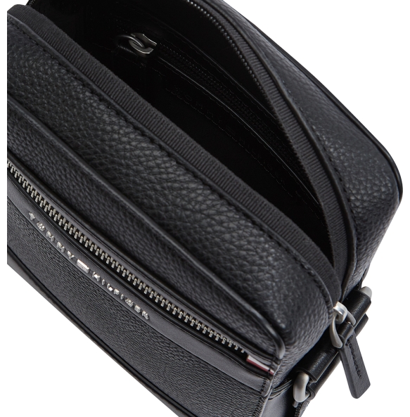 Τσάντα TOMMY HILFIGER Signature Reporter Bag 13204 Μαύρο