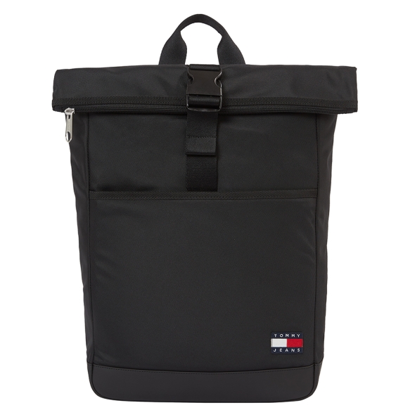 Σακίδιο TOMMY HILFIGER Essential Roll-Top Backpack 13401Μαύρο