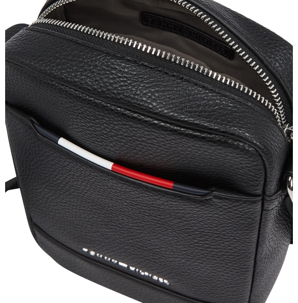 Τσάντα TOMMY HILFIGER TH Central Mini Reporter 13486 Μαύρο