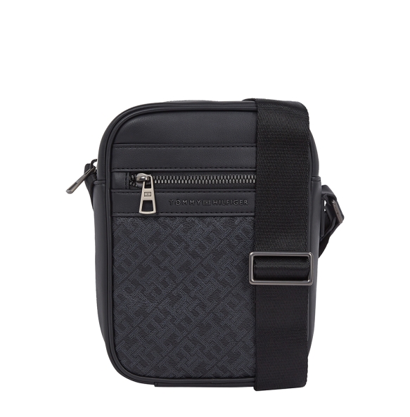 Τσαντάκι TOMMY HILFIGER TH Monogram Reporter Bag 13493 Μαύρο
