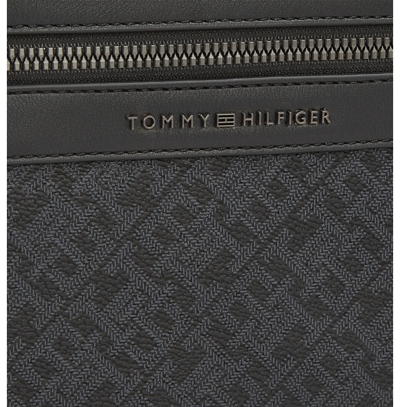 Τσαντάκι TOMMY HILFIGER TH Monogram Reporter Bag 13494 Μαύρο