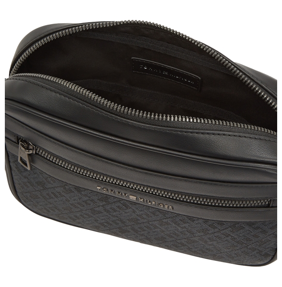 Τσαντάκι TOMMY HILFIGER TH Monogram Reporter Bag 13494 Μαύρο