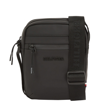 Τσάντα TOMMY HILFIGER TH Logo Mini Reporter 13498 Μαύρο