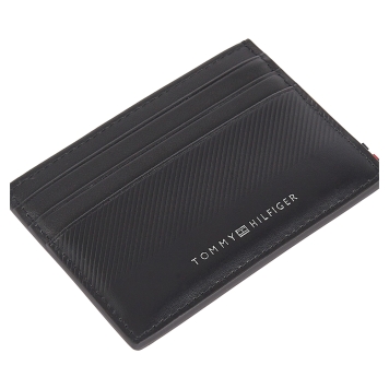 Καρτοθήκη TOMMY HILFIGER TH Foundation CC Holder 13506 Μαύρο