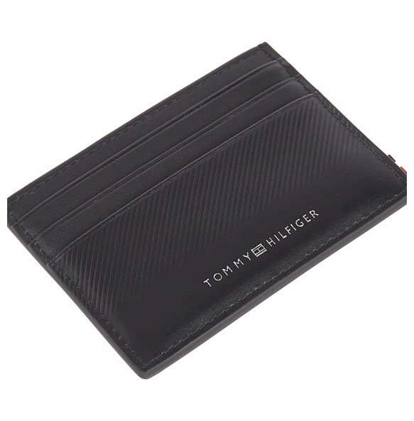 Καρτοθήκη TOMMY HILFIGER TH Foundation CC Holder 13506 Μαύρο