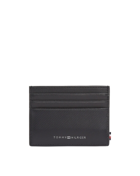 Καρτοθήκη TOMMY HILFIGER TH Foundation CC Holder 13506 Μαύρο