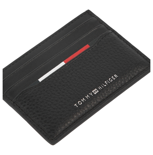 Καρτοθήκη TOMMY HILFIGER TH Central CC Holder 13512 Μαύρο