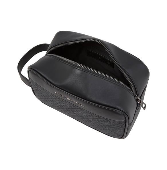 Τσαντάκι TOMMY HILFIGER TH Monogram Washbag 13528 Μαύρο