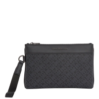 Tσαντάκι Χειρός TOMMY HILFIGER TH Monogram AM0AM13529 Μαύρο