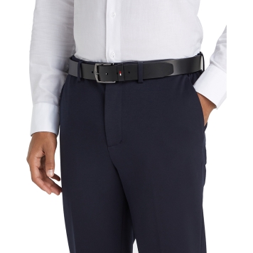 Ζώνη TOMMY HILFIGER Denton Enamel Flag 3.5 13536 Μαύρο