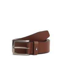 Ζώνη TOMMY HILFIGER Denton Enamel Flag 3.5 13536 Καφέ