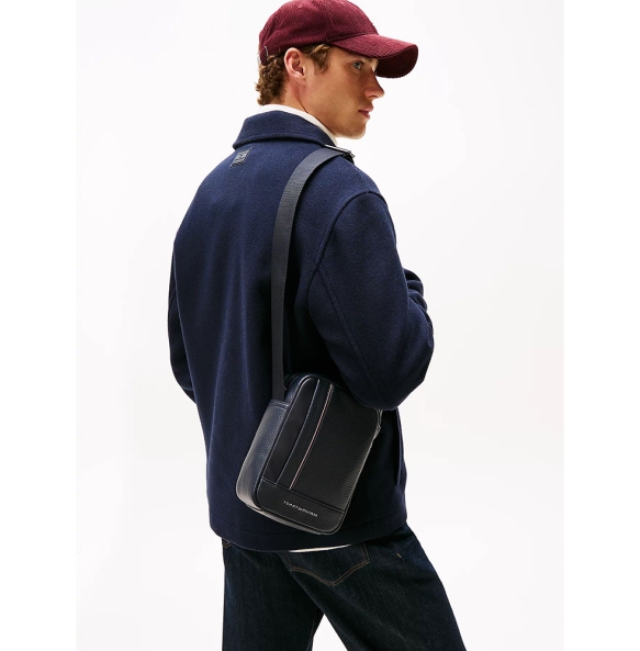 Τσάντα TOMMY HILFIGER TH Central Mini Reporter 13632 Μπλε Τσάντα TOMMY HILFIGER TH Central Mini Reporter 13632 Μπλε