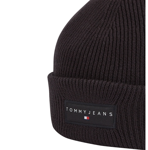 Σκουφάκι TOMMY HILFIGER TH TH Linear Beanie 13666 Μαύρο