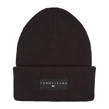 Σκουφάκι TOMMY HILFIGER TH Linear Beanie 13666 Μαύρο