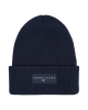Σκουφάκι TOMMY HILFIGER TH Linear Beanie 13666 Μπλε